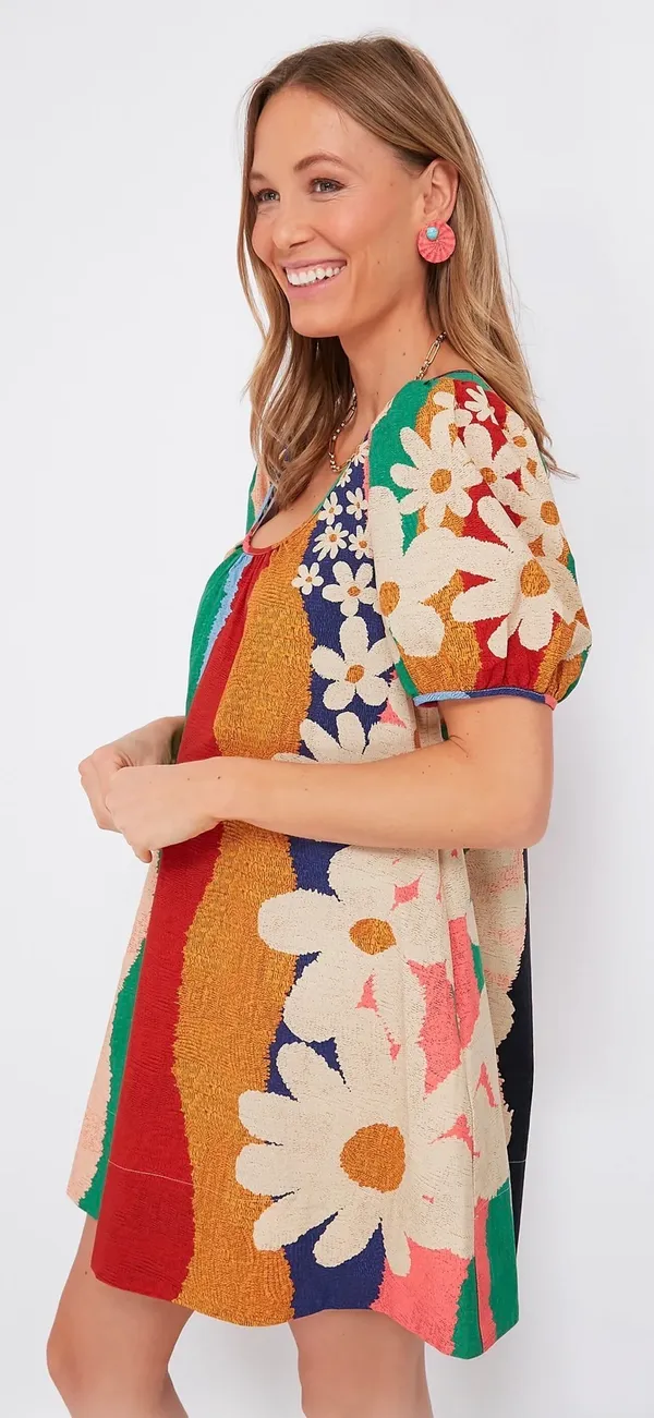 FARM Rio Super Fun Daisy Mini Dress - Image 2