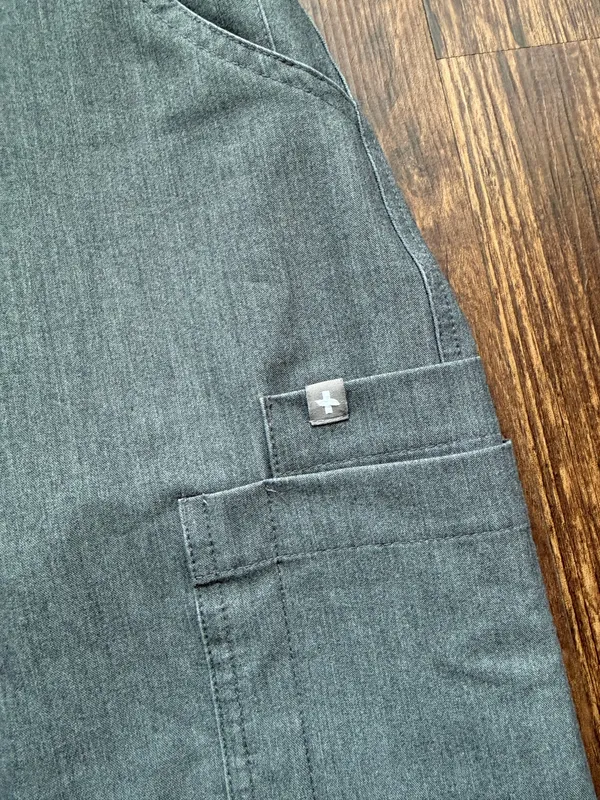 FIGS Women’s Graphite Yola Scrub Pants - Size XS Petite - Image 7