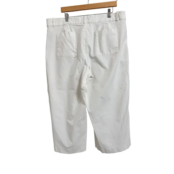 J.Crew Sydney wide-leg pant in bi-stretch‎ cotton blend Women's Size 20 #BF404 - Image 5