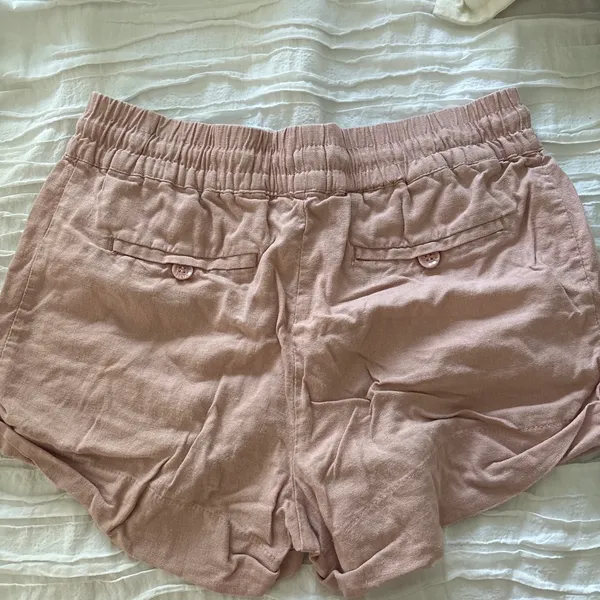 Love Tree Pink linen shorts - Image 2