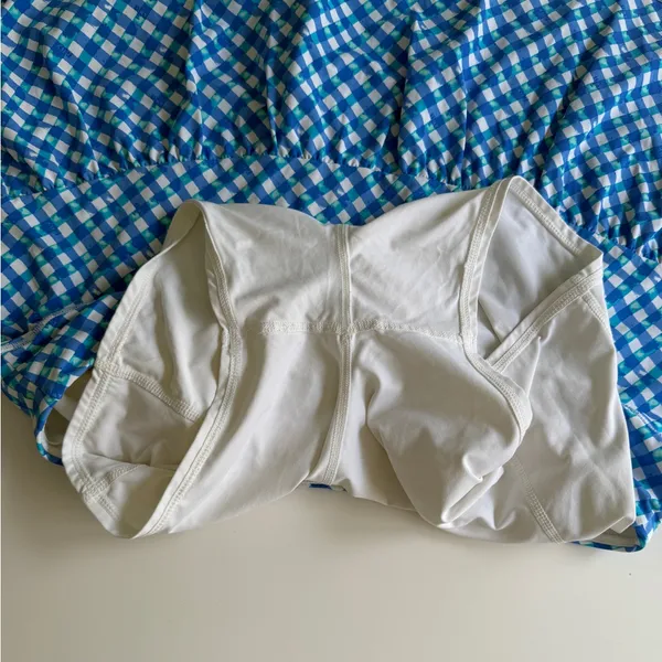 Lilly Pulitzer Blue & White Gingham Mini Skirt - Image 8