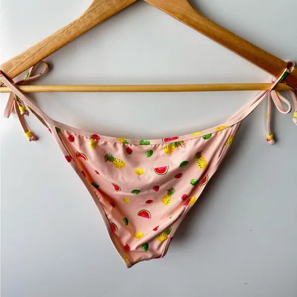 J. Crew Playa‎ | Fruit Print String Bikini Bottom Size Large NWT - Image 7