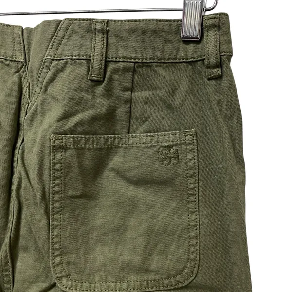 Tory Burch‎ Womens Sz 26 Agave Green Flared Leg Trouser Pants Denim Bootcut - Image 4