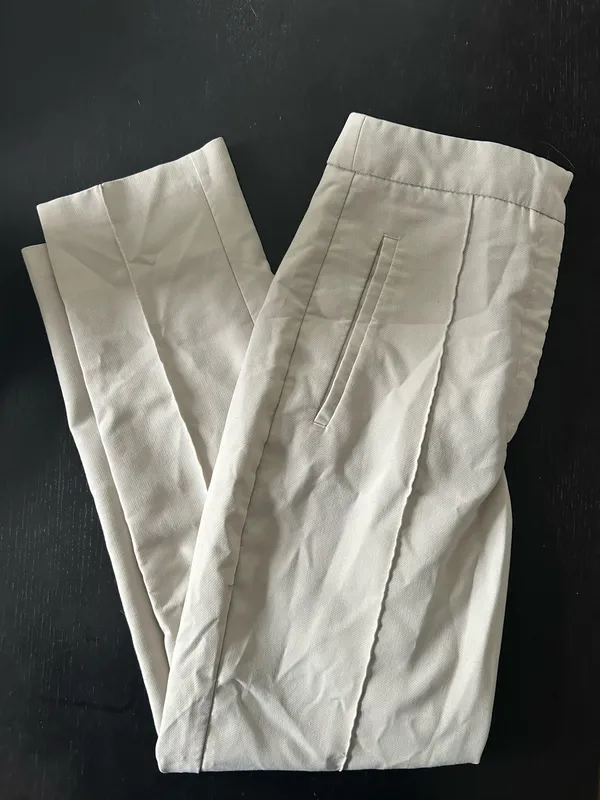 ZARA Dress Pants Cream Women’s - Image 2