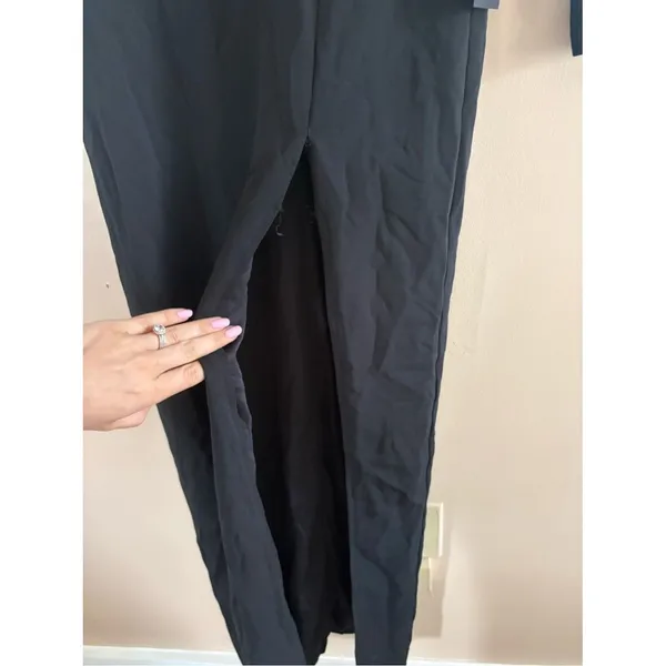 Lulus Save a Little Bliss For Me Black Long Sleeve Bodycon Maxi Dress Medium NWT - Image 10