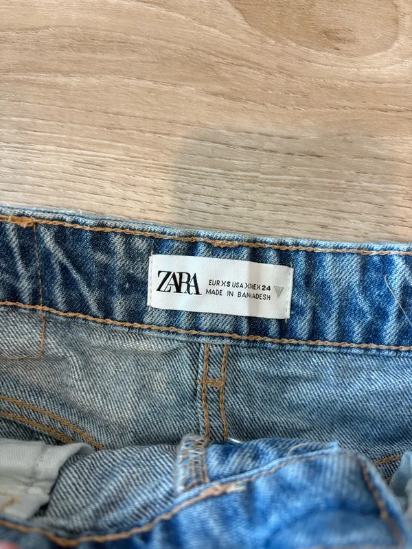 ZARA Jean Skirt Denim - Image 3