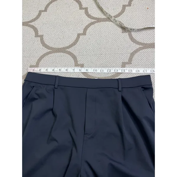 HALARA black Cropped Wide Leg Pleated Pull On Pants XL NWT Pockets 02820584 - Image 5