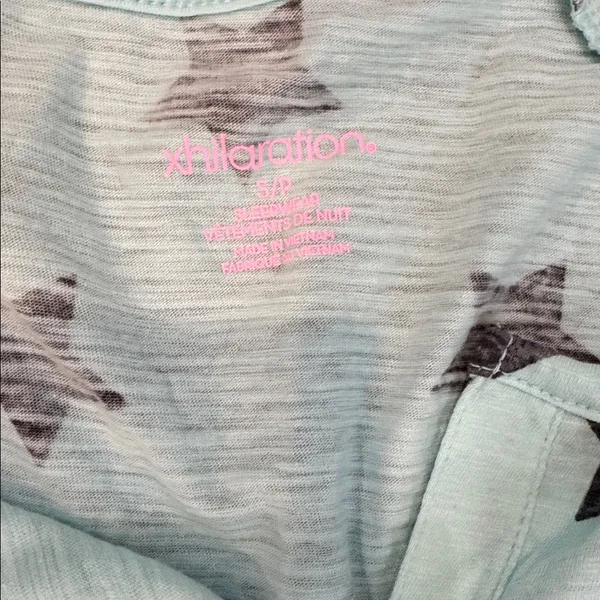Star Pattern Long Sleeve Top-sheer PJ TOP - Image 2