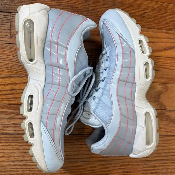 Nike Air Max 95 Half Blue Pink Gray Women's 9 Casual‎ Athletic Shoes - Image 4