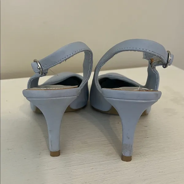 Comfort Plus by Predictions Light Blue Slingback Heels Size 6.5 - Image 3