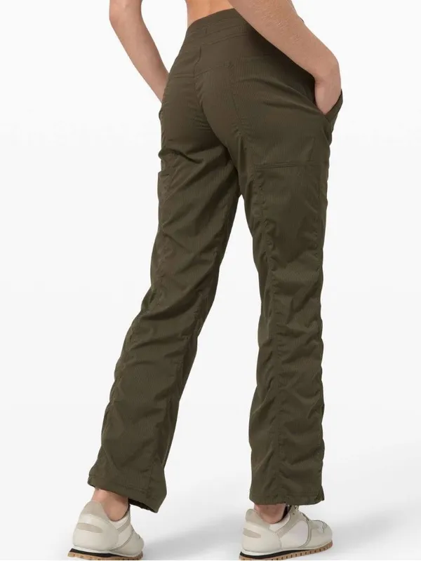 lululemon athletica Dance Studio Pant III Unlined Dark Olive -Size 4 - Image 2