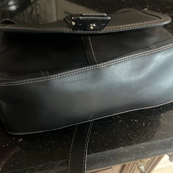 Coach Hampton Buckle‎ Flap Crossbody Bag F11196 in Black Y2K - Image 4
