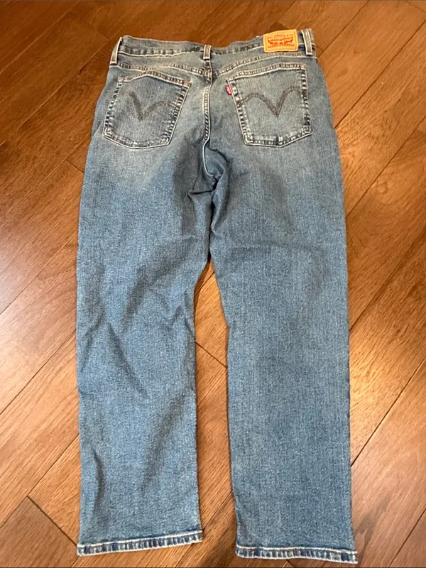 Levi’s Wedgie Straight High Rise Jeans Medium Wash Size 32 - C73-021 - Image 5