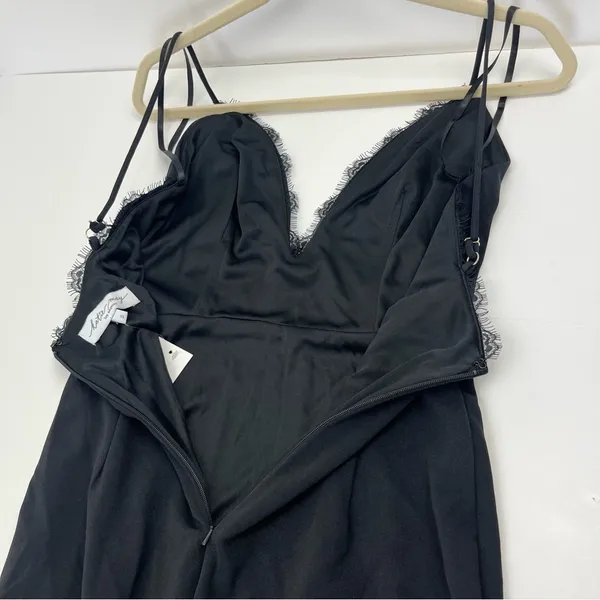 Katie May Black Plunge Low Back Saylor Gown Maxi Dress Womens Size Small‎ NEW - Image 14