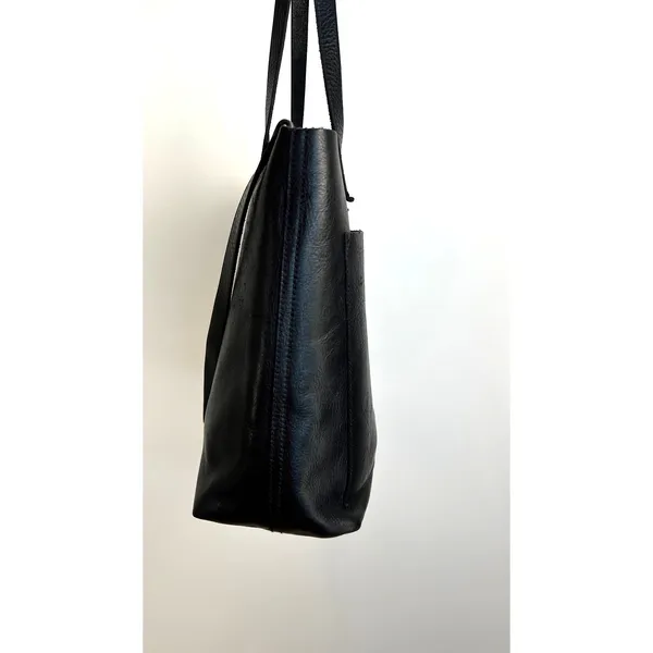 Madewell Transport Tote Black Leather Bag - Image 5