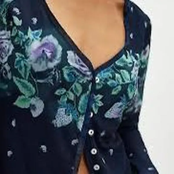 Free People Home Grown Mesh Cardi. - Image 2