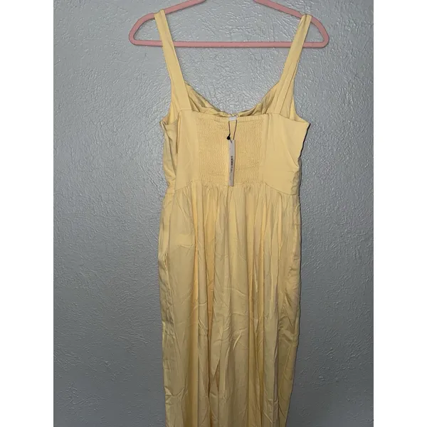 NWT The Drop Women's Impala Jumpsuit‎ Medium Yellow - Image 4