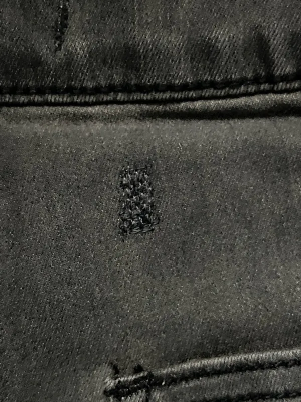 We the Free Washed Black Super Flare Bell Bottom Denim Jeans Retro Boho Size 29 - Image 3