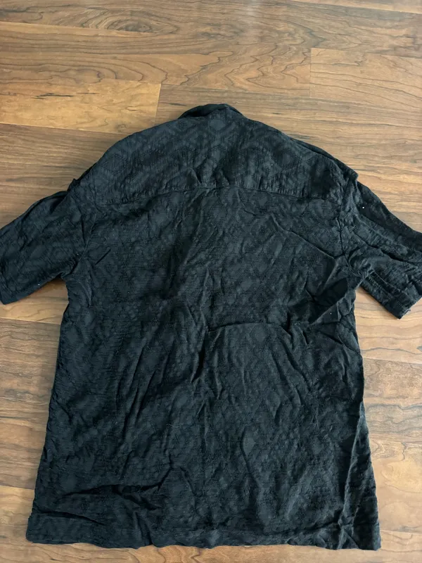 Men’s Zara black shirt - Image 2