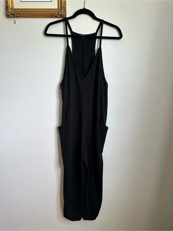 Wild Fable Sleeveless Jumpsuit Black Womens Medium - Image 4