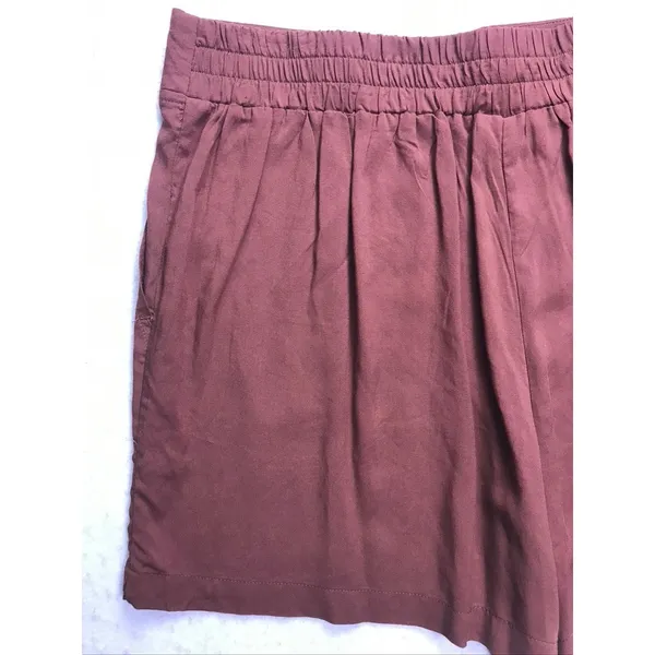 Wildfox Shorts Women Large Brown 5" Inseam Rayon Casual Summer - Image 10