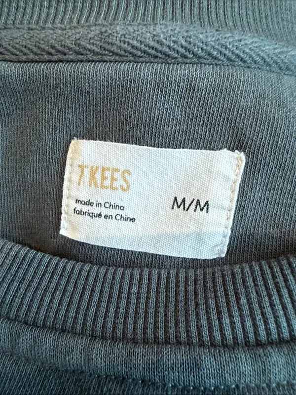 Tkees Air Whipped black crewneck sweatshirt - Image 4