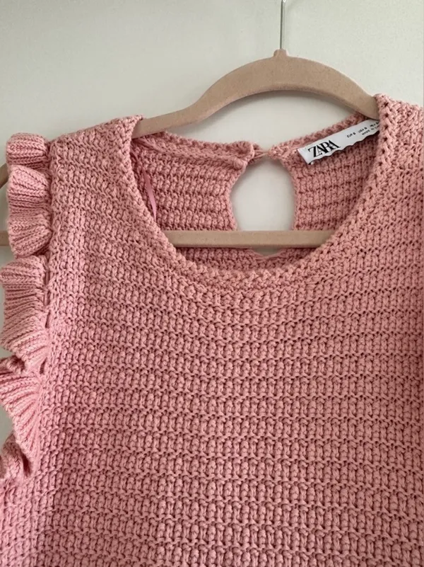 crochet pink Top - Image 2