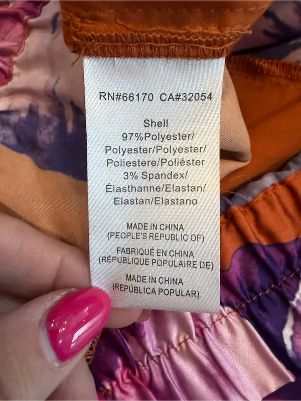Hutch Anthropologie NWT Floral Pansies Wide Leg Pants - Image 4