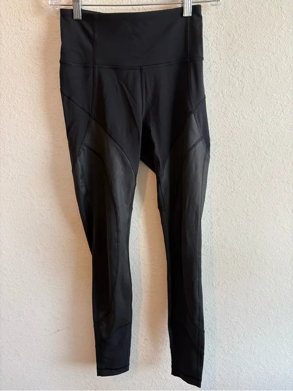 Lululemon Wunder Under High-Rise Tight 28" *Shine Black Size 4 - Image 3