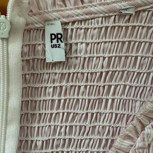 Princess polly wescott pink and white stripe romper - Image 5