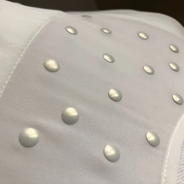 Zara Woman Flutter Sleeve Stud Dot Caplet Dress S - Image 3