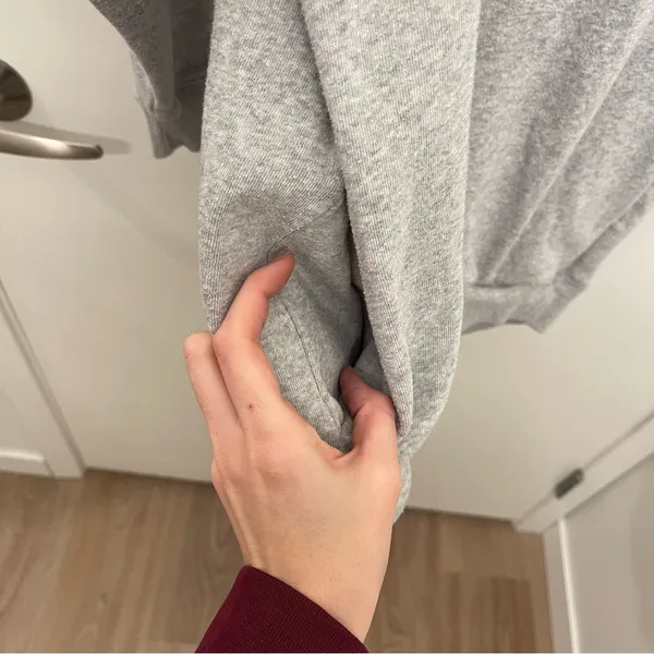 American Eagle Grey Funnel Neck Sweatshirt - Image 4