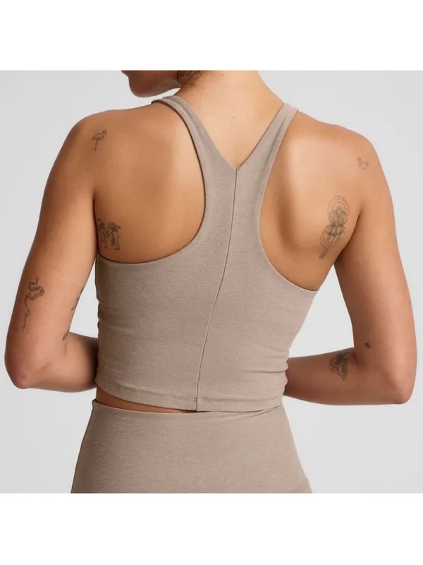 Beyond yoga spacedye Sleeveless Crop Tank Top - Beige - Image 2