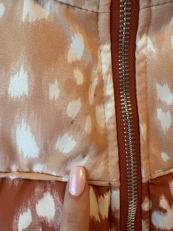 Ombré leopard print down jacket Multiple - Image 3