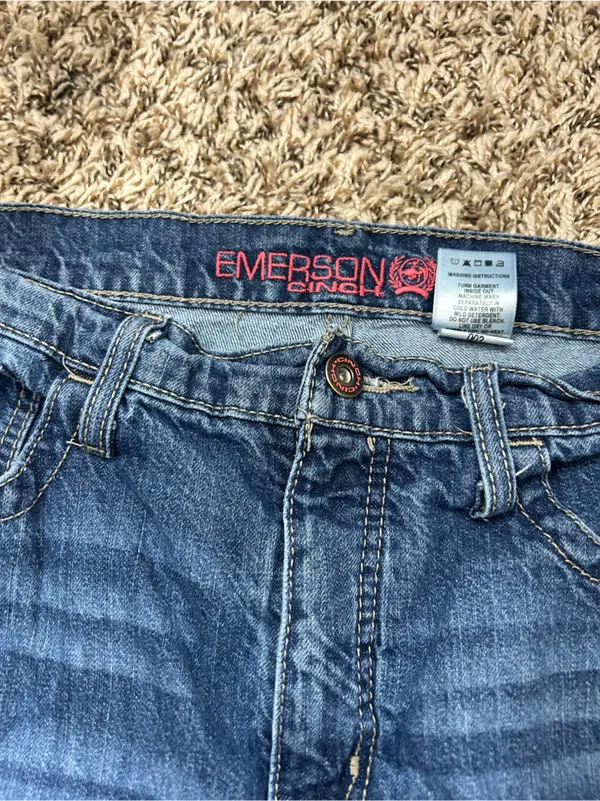Emerson Cinch Classic Straight Fit Jeans Sz 32 /13 - Image 4