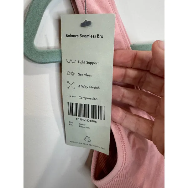 Sweaty Betty Bloom‎ Pink Balance Seamless Bra NWT Sz XXL - Image 4