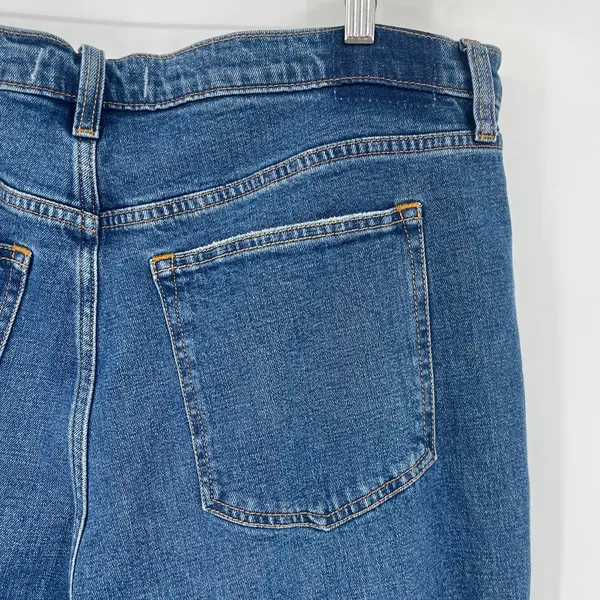 Abercrombie & Fitch Ankle Straight Womens Jeans Sz 18 Distressed Y2K High Rise - Image 8