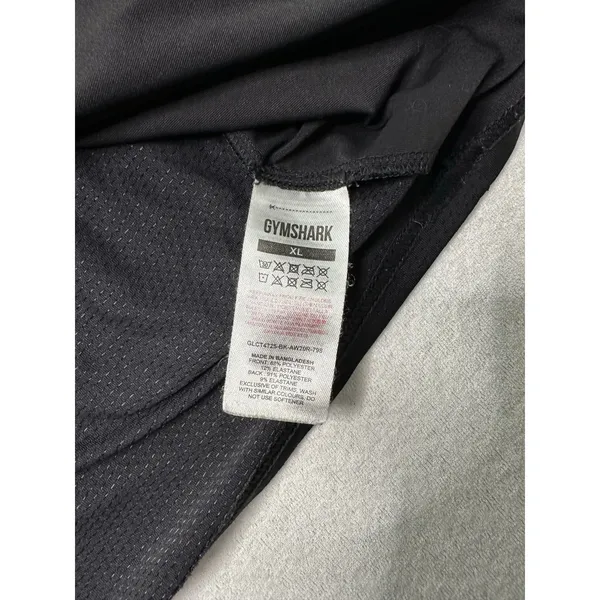 Gymshark Women’s Cropped Tank Top Black XL - Image 3