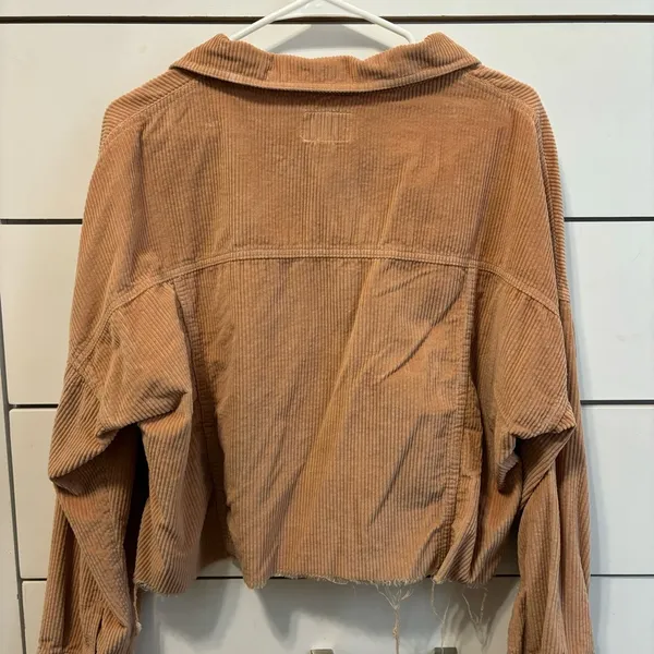 American Eagle Crop Corduroy Shacket - Image 3