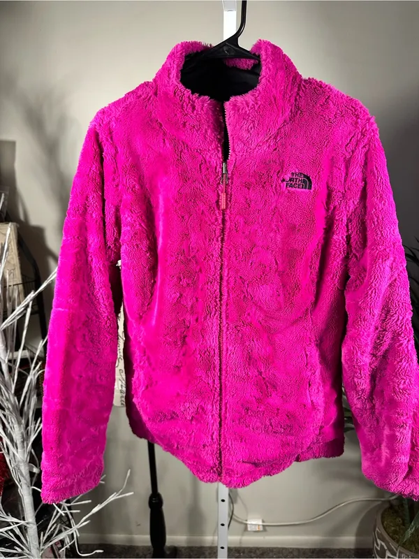 E11. The North Face Black/Pink Reversible Jacket - Image 5