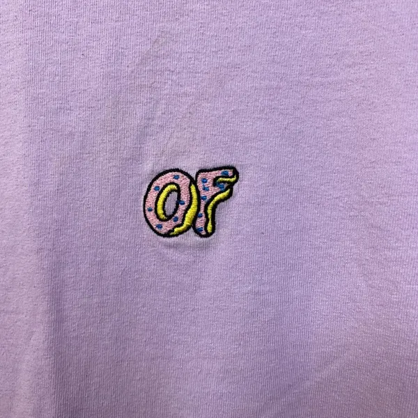 Odd future Embroidered Logo Purple Tshirt size Medium - Image 2