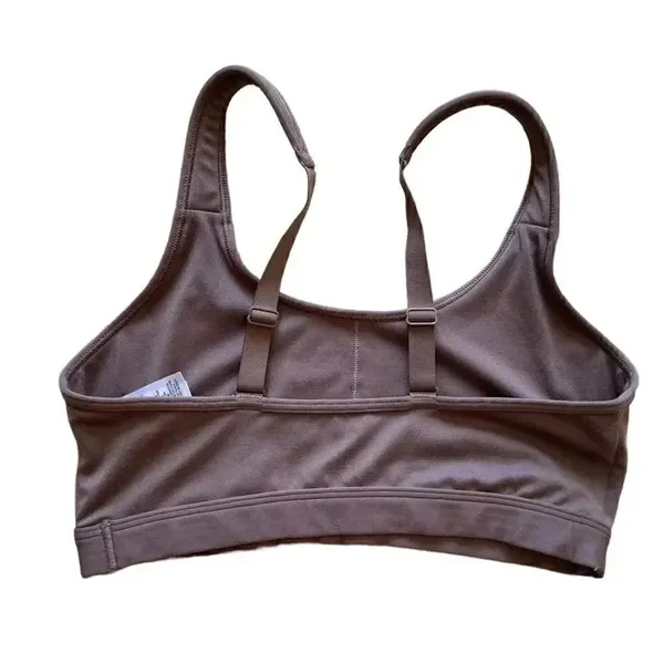 Gymshark Chocolate Brown Womens Sports Bra SZ S - Image 3