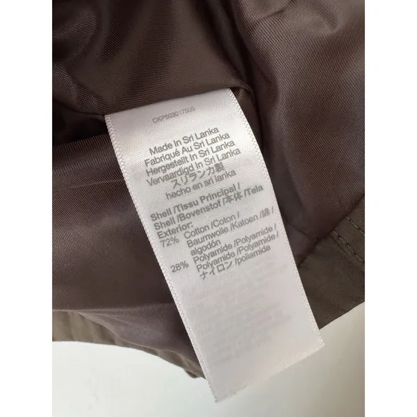 NWD Madewell The Billie Short Jacket Trench Green Barn Coat Women’s XL - Image 14