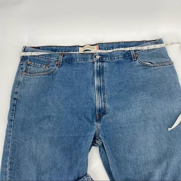 Levi's 550 Relaxed Fit‎ light wash classic jeans size 50 x 30 - Image 7