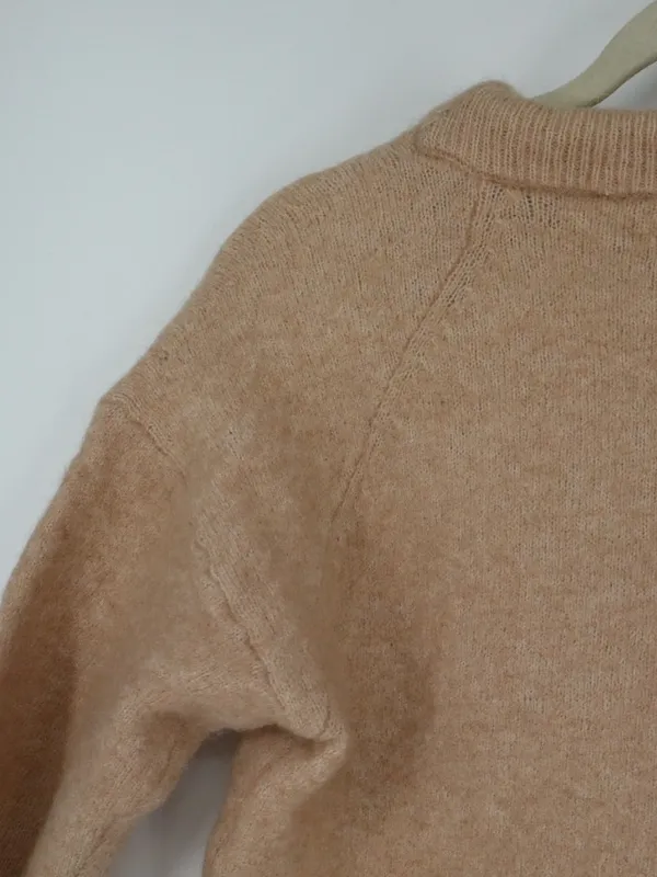 Acne Studios Dramatic Moh Sweater Beige Mohair Wool Scandinavian Small Minimal - Image 14
