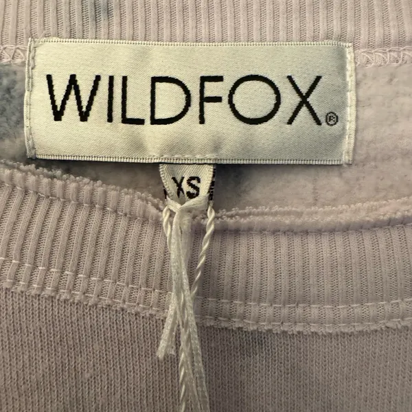 Wildfox Olivia Muse Spiral Dye Women’s Lavender & Blue Sweatshirt Size XS - Image 10
