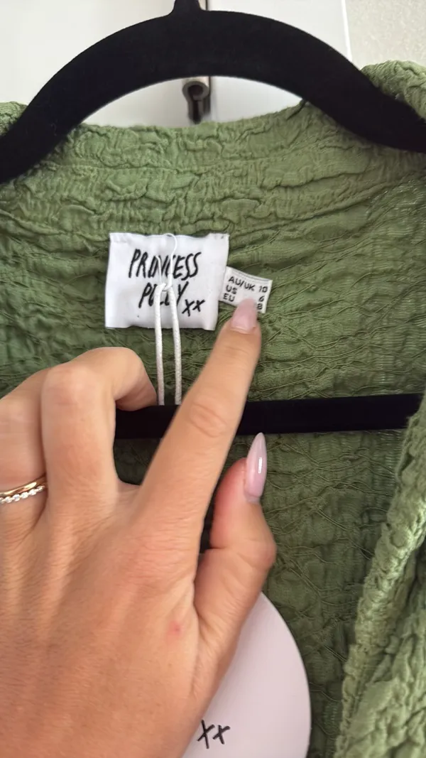 Green Princess Polly crop top - Image 4