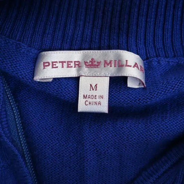 Peter Millar Women's M Zip Front Cotton Cashmere Cardigan - Image 7