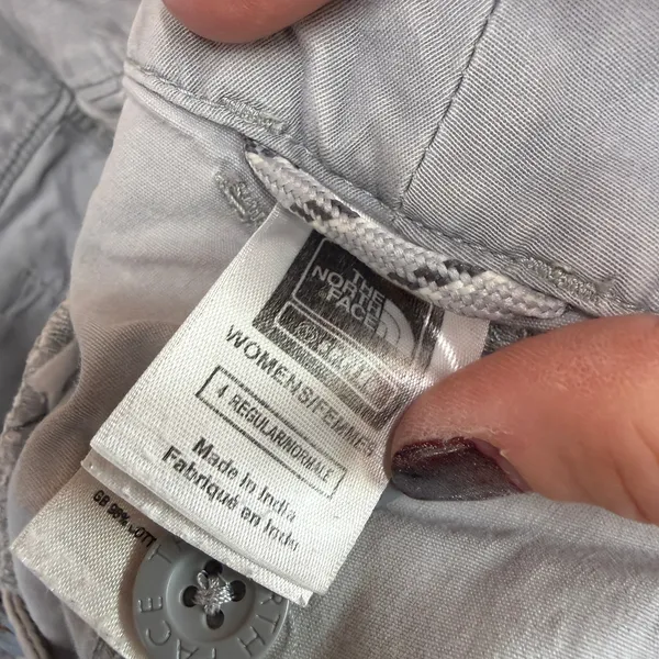 The North Face Women's Gray Cotton Pants Size 4 - Image 8