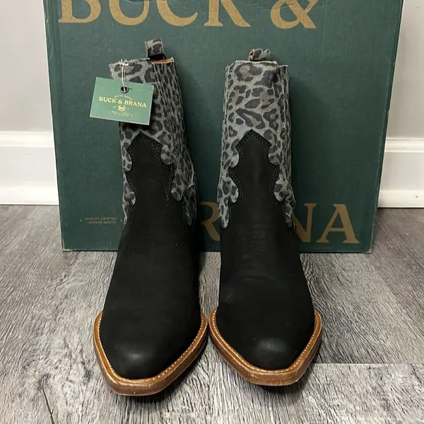 Buck & Brana NIB Montana Fashion Leather Booties 7.5 - Image 9
